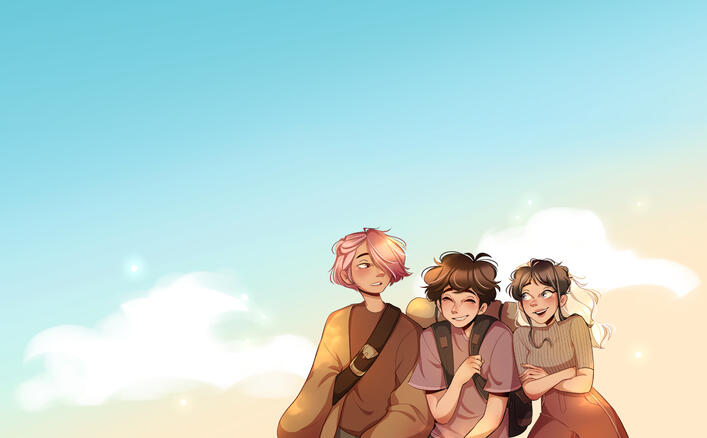 Banner for my webcomic FLORA.
