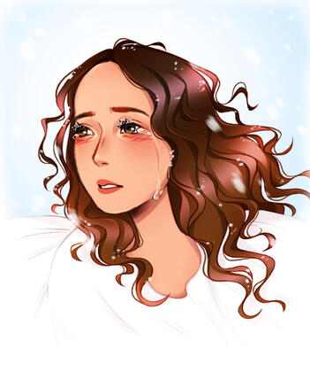 Inspired by Laufey's music video "Snow White".