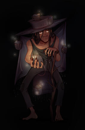 Rat Seller. A character design study.